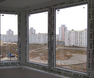 Балконная рама из ПВХ. Логойск. №10