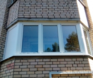 Балконная рама из ПВХ. Логойск. №5