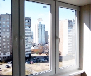 Балконная рама из ПВХ. Логойск. №1